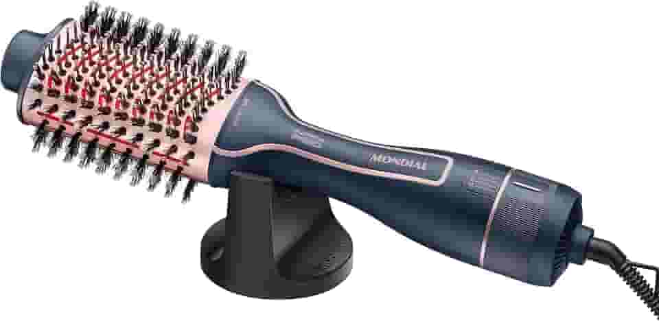 Escova Secadora InfraRed, Mondial, Azul/Golden Rose, 1200W, Bivolt - ES-01-IR