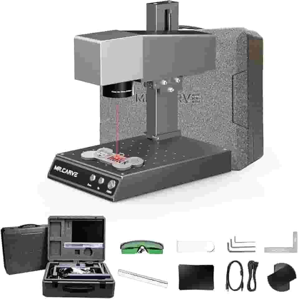 MR. Carve M1 Pro Gravador Marcador de Mesa Marcador de Gravação Suporte à Máquina Controle de Aplicativo de Alta Velocidade para Todos os Metais Joias Adequado para Casa DIY Logo Impressora Lote