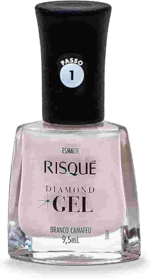 Risqué Esmalte Diamond Gel Branco Camafeu Cremoso 9 5 Ml