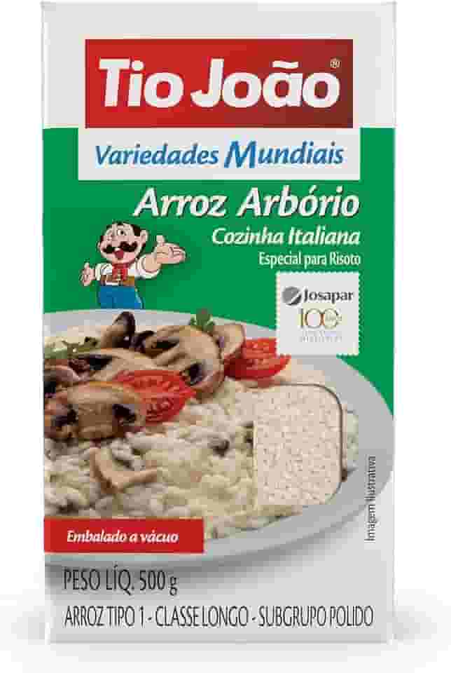 Arroz Arbório Tio João Variedades Mundiais Cozinha Italiana - 500g