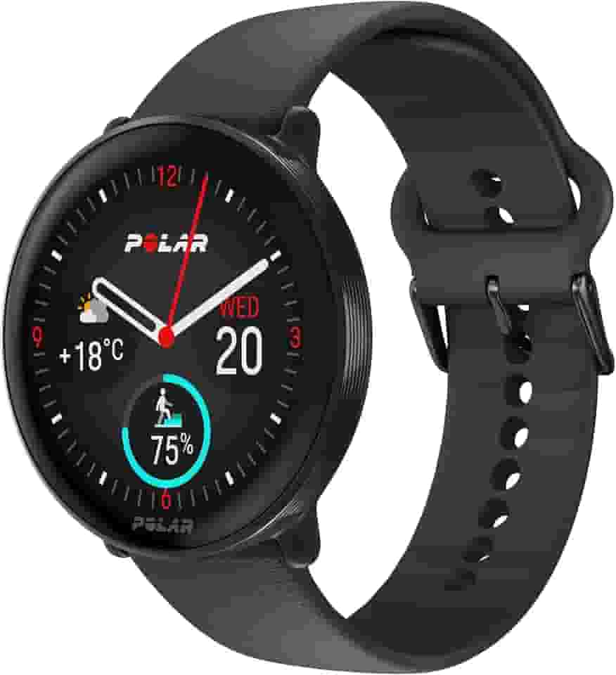 Polar Ignite 3 Preto - Relógio de Condicionamento e bem-estar com GPS, Análise do Sono, Tela AMOLED, Monitor de Atividade 24 horas, FC, Exercícios Personalizados e Orientação por voz em tempo real