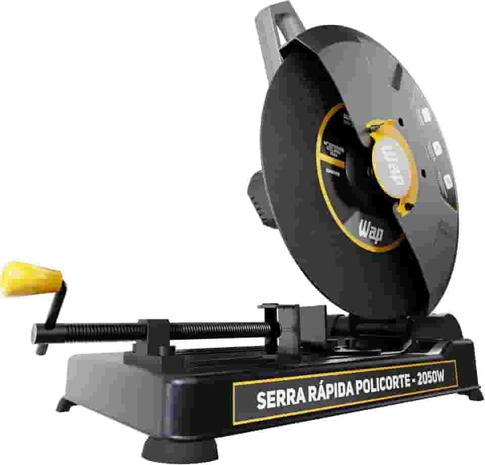 WAP Serra Policorte de Bancada 14" WF SP01, Profissional, com Morsa de 90° a 45° e Empunhadura Extra, 2050W 220V