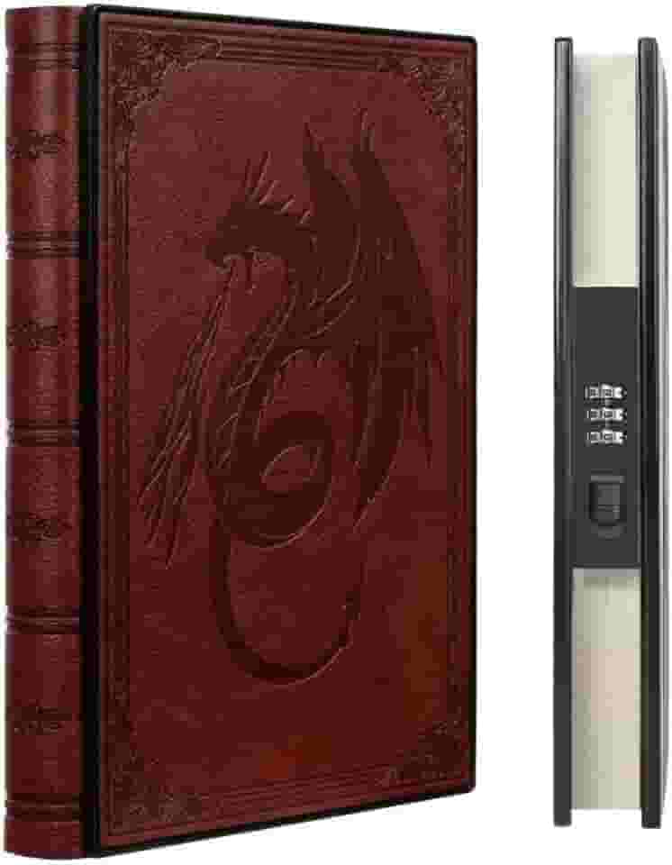 LUMAI Caderno com Cadeado Guardião dos Segredos A5 220 Páginas Papel 100g Capa Dura – Fortalece o Raciocínio, Privacidade e Organização