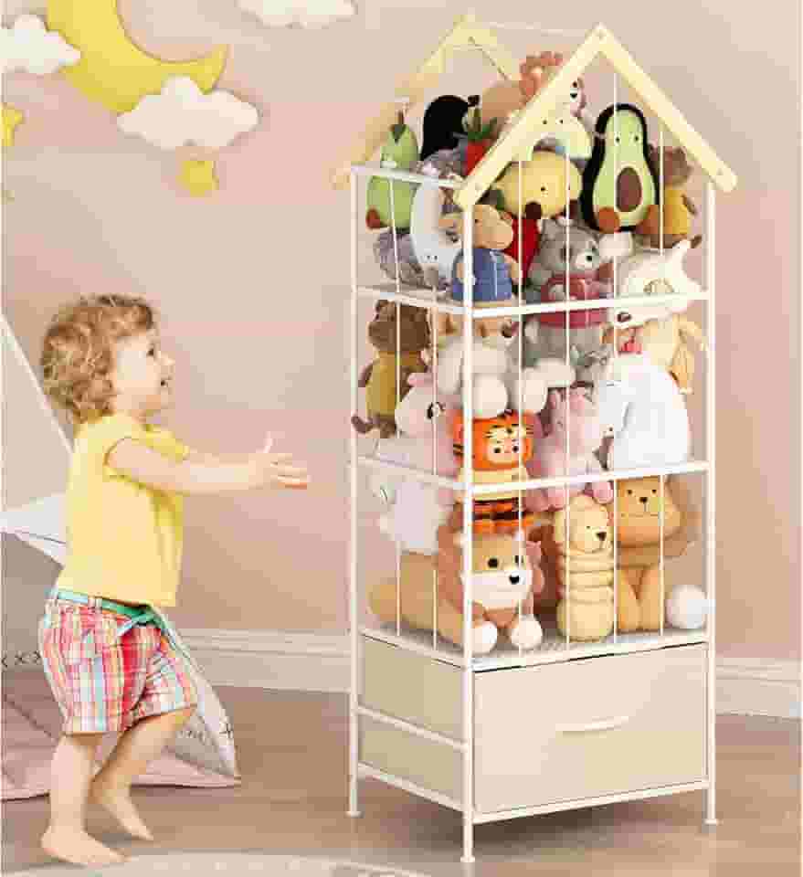 Estante para Guardar Brinquedos com Gavetas, Organizador de Brinquedo Infantil, Grande Capacidade, Pode Armazenar uma Grande Quantidade de Itens