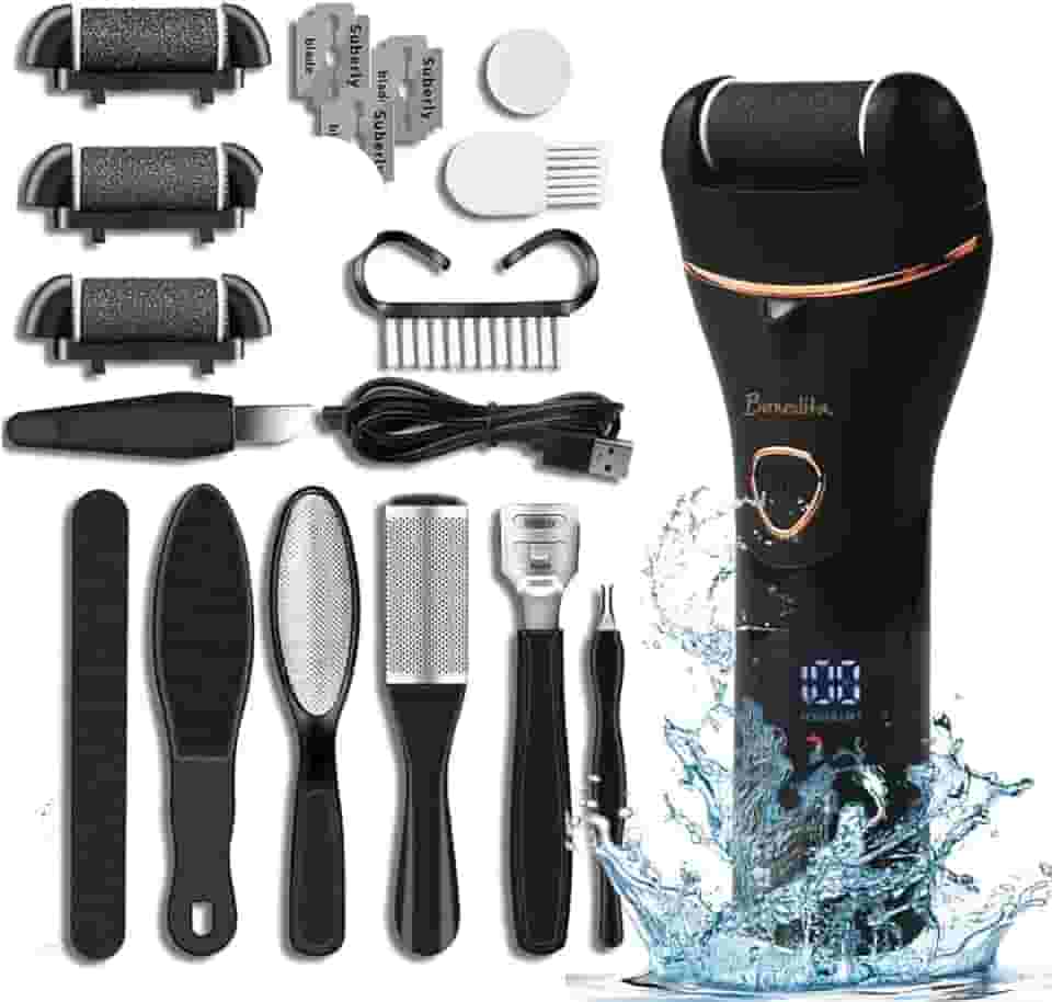 Removedor de Calos 10 em 1 Profissional Lixador de pé Elétrico Premium