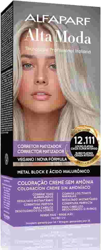 Alta Moda Tinta 12.11 Loiro Platina Cinza