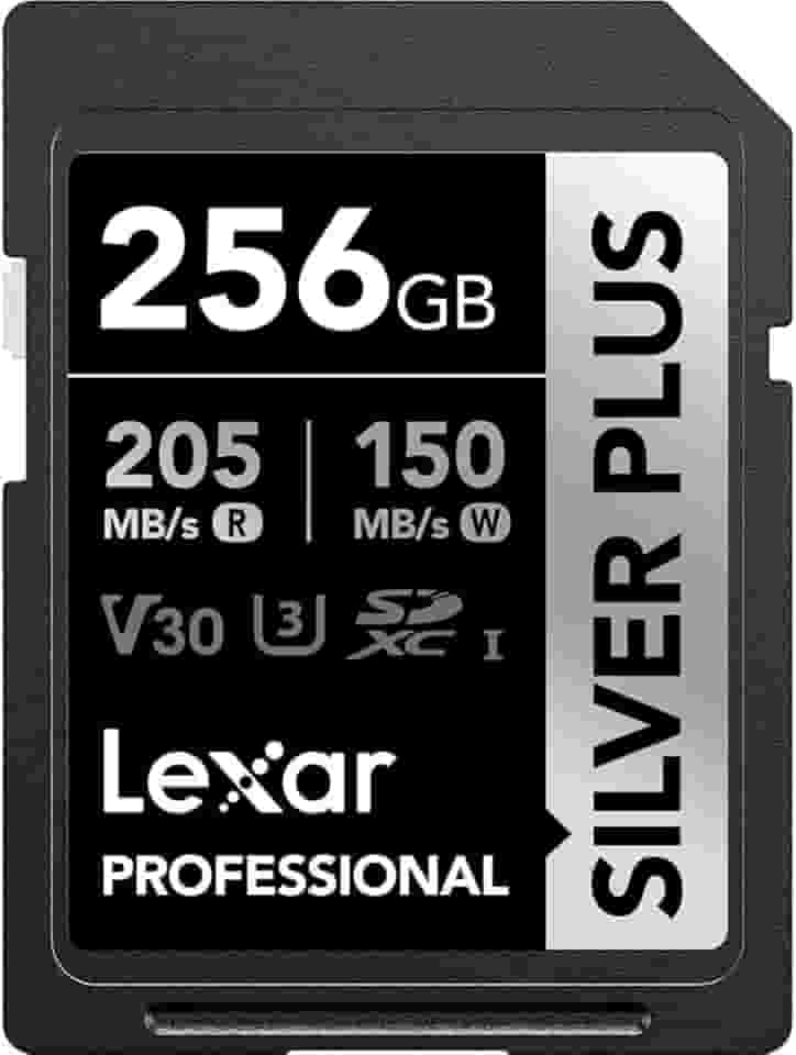 Cartão de Memória Lexar Professional Silver Plus SDXC UHS-I Card 256GB