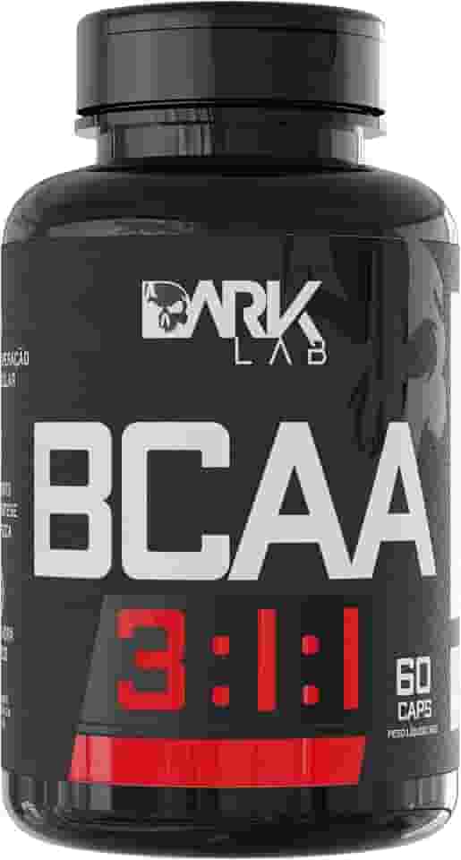 BCAA 3:1:1 Dark Lab, 60 Cápsulas, Aminoácidos, Recuperação Muscular