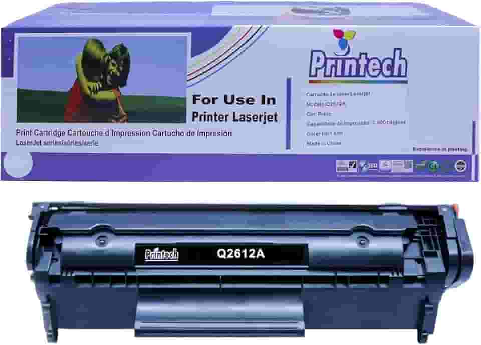 Toner Compatível Q2612A / 12A para HP LaserJet 1010 1020 1022 3050 3052 3055 Printech 100% novo