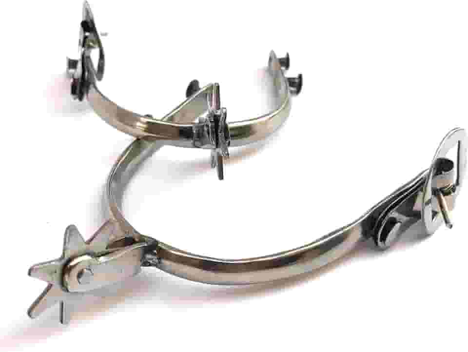 Par De Esporas Batida De Inox Para Cavalgadas, Vaquejadas