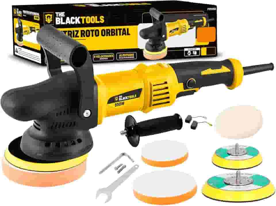 Politriz Eletrica Roto Orbital 15mm 5 E 6 Pol 950w 220v Pro950 The Black Tools