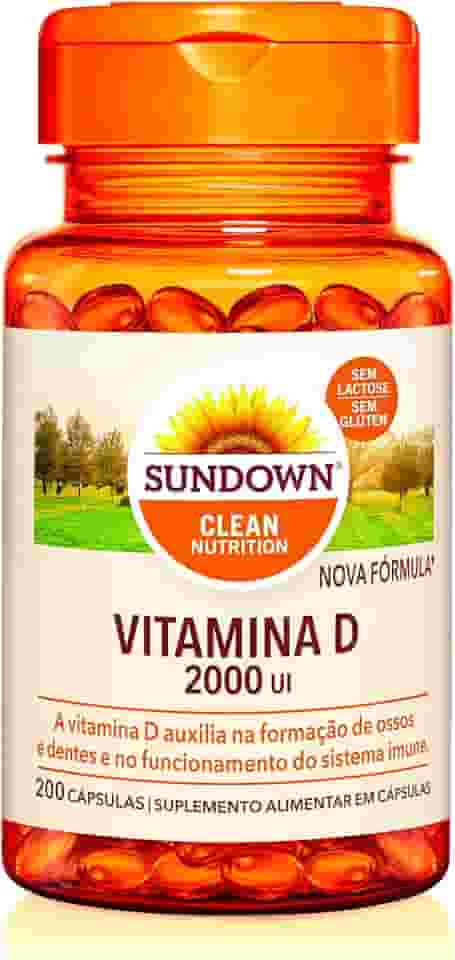 Suplemento Alimentar Sundown Vitamina D 2.000 UI 200 Cápsulas