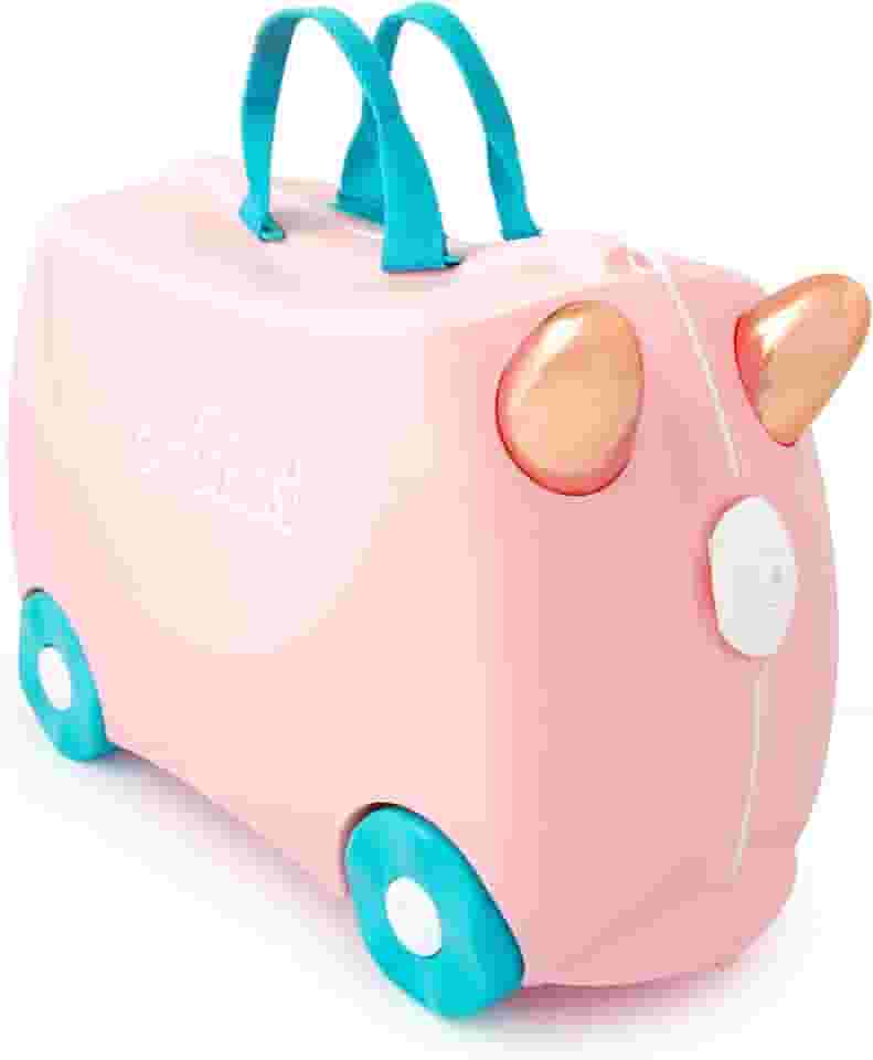 Trunki Mala Infantil Com Rodinha Flossi o Flamingo