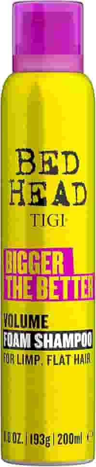 TIGI Shampoo Bed Head Bigger The Better Volume Espuma para cabelos finos 200 ml