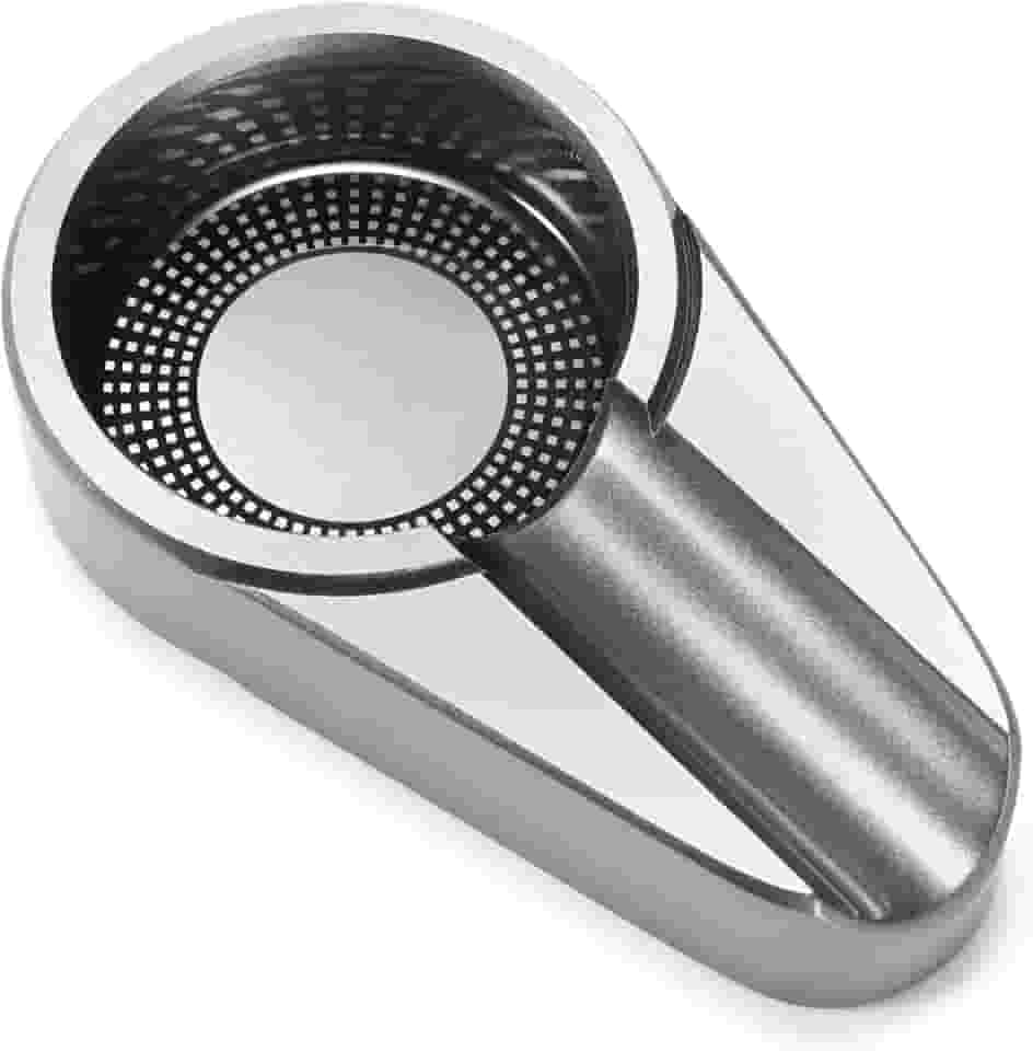 Cinzeiro de viagem para charuto, metal (prata)