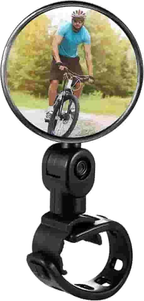 Espelho Retrovisor Bike Bicicleta Giratório 360º Convexo Para Guidão Amplo Ângulo de Visão e Mais Segurança no Pedal Ciclismo