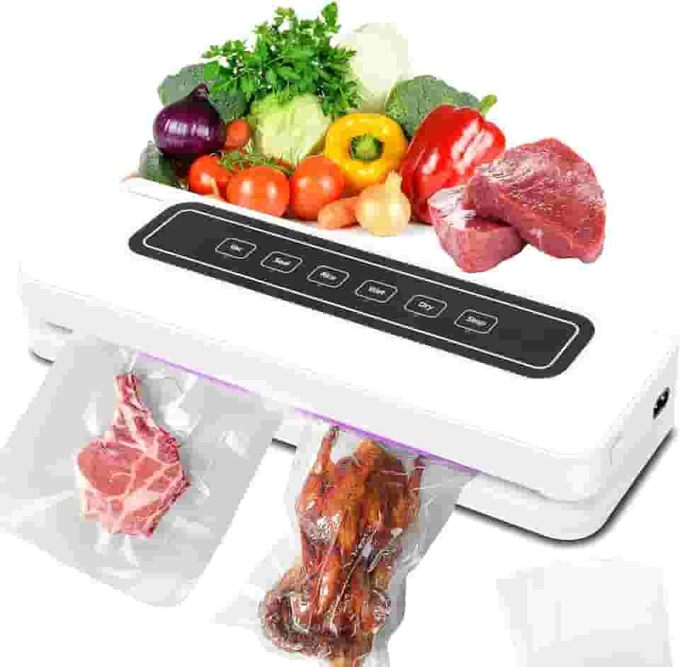 Seladora Vacuo 110V-220V, Esterilização por Ultravioleta, Seladora Embaladora, Selar vários Sacos Ao Mesmo Tempo, Carnes Empacotadora, Seladora a Vacuo de Embalagens, Vácuo