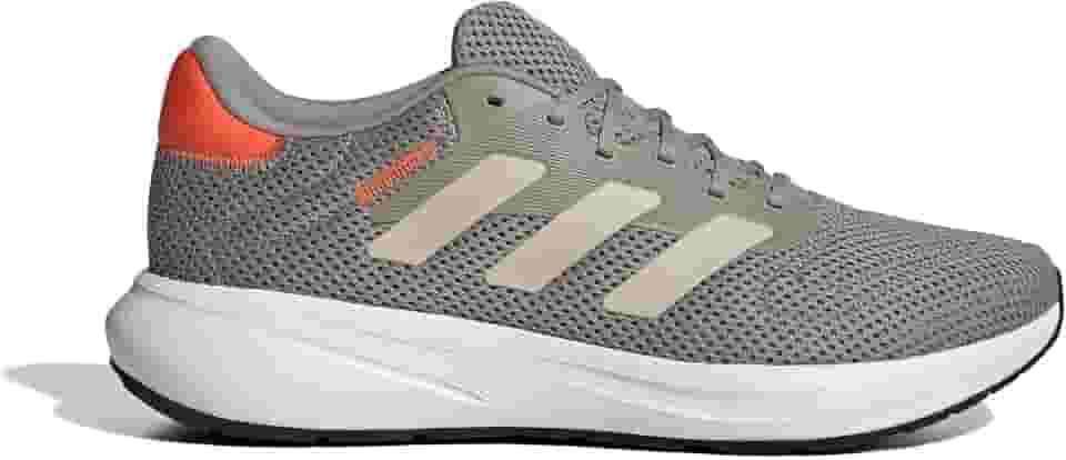 Tênis Adidas Response Runner Verde Cáqui e Laranja - Masculino