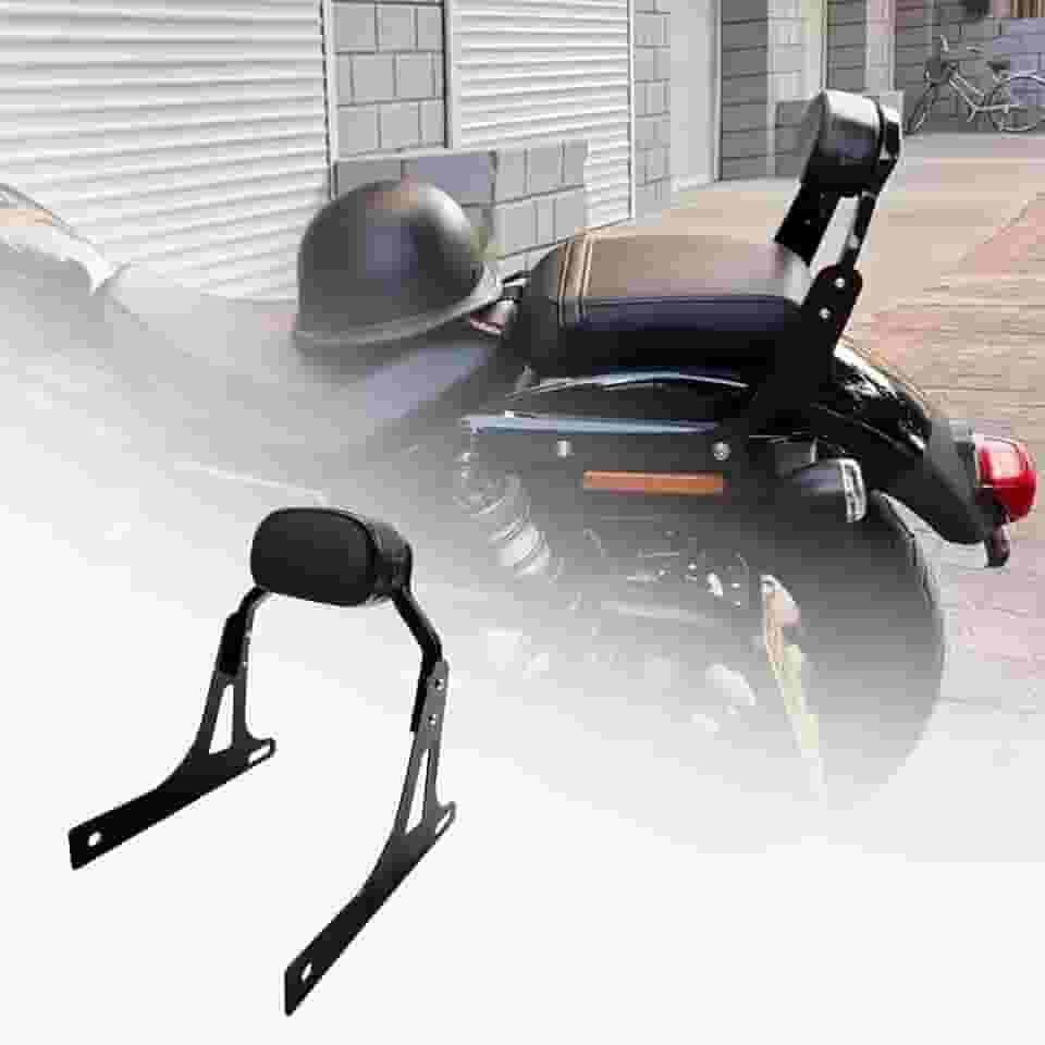 Motocicleta DS Mini Encosto de Passageiro Destacável Sissy Bar para Harley Dyna Softail Street Bob, Acessórios de Motocicleta, Preto (Street Bob)