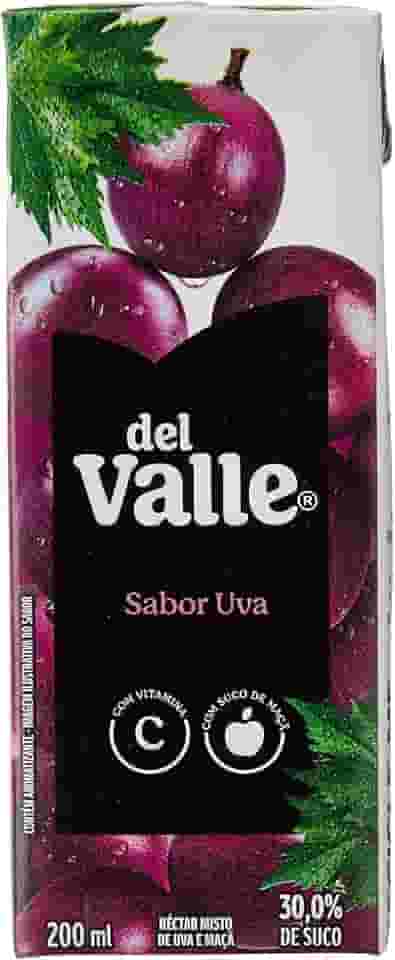Pack de DEL VALLE UVA TP 200ML 18 unidades