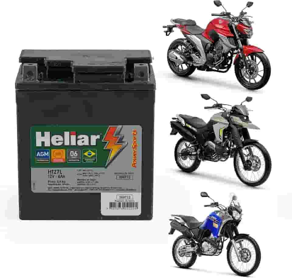 Bateria Moto Xtz Lander Tenere Fz25 Fazer Xr Tornado Twister 250 Cb 300 Nx4 Falcon 400 Nx400i Cb300 Heliar 12v 6ah