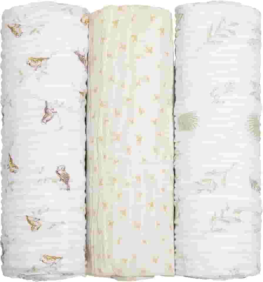 Papi Textil Cueiro Swaddle Soft Bamboo Mami 1,20M X 1,20M Contem 03 Unidades