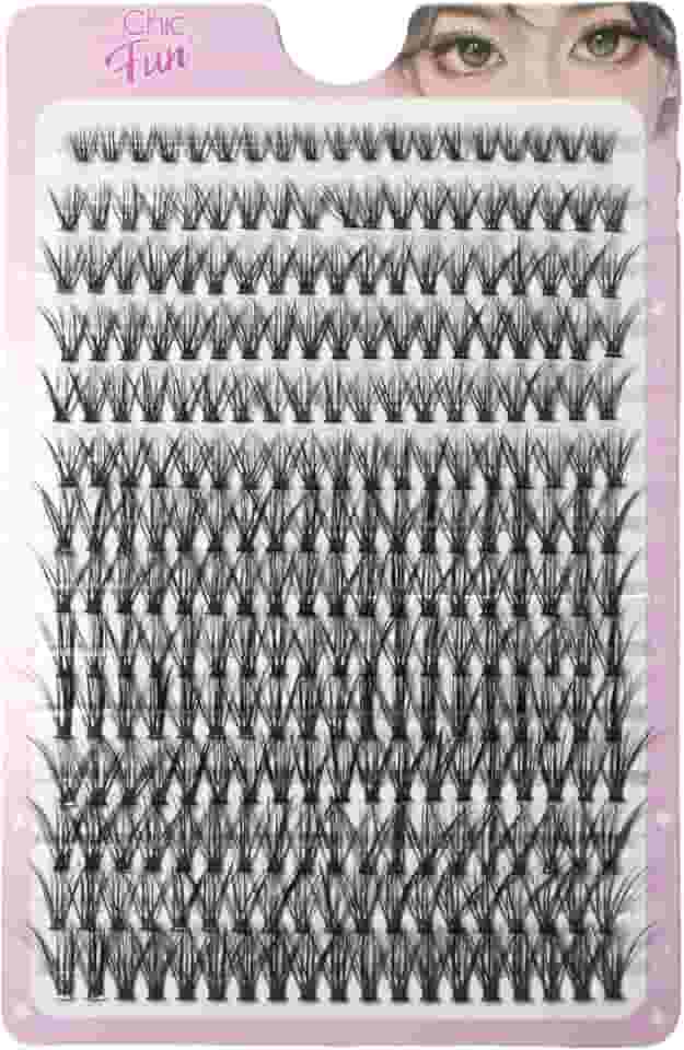 Cílios Postiços Tufinho 30d 0,07 D 8-15mm Mix, 266 Unidades