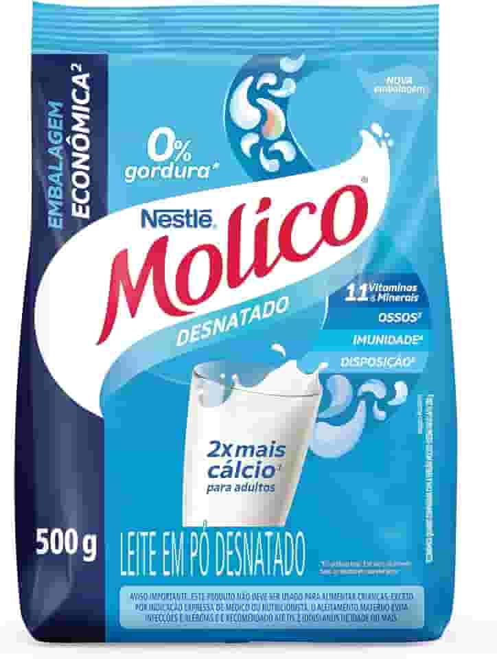 Molico Leite Em Pó Desnatado Total Cálcio 500G