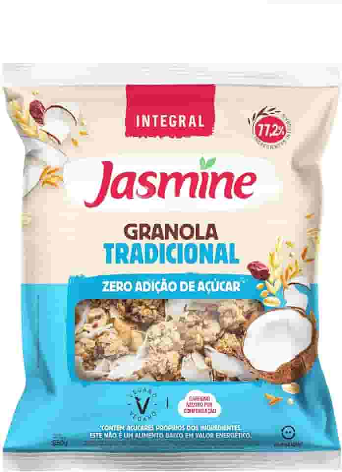 Jasmine Granola Tracional Integral Zero Açúcar 850g