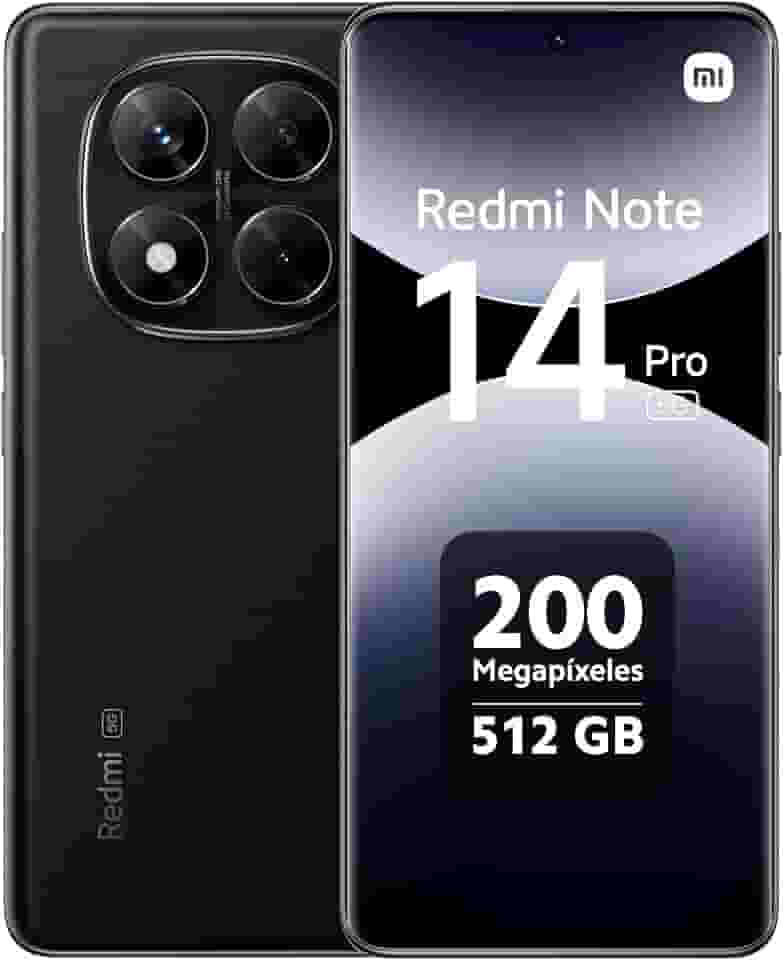Smartphone Xiaomi Redmi Note 14 Pro 5G Midnight Black (Preto) 12GB RAM 512GB ROM NFC [ 24090RA29G ]