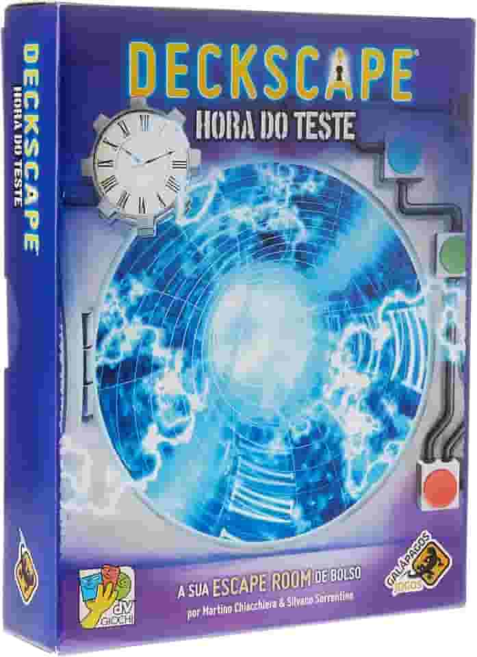 Galápagos, Deckscape: Hora do Teste, Jogo de Tabuleiro Cooperativo, 1-6 jogadores, 30-60min