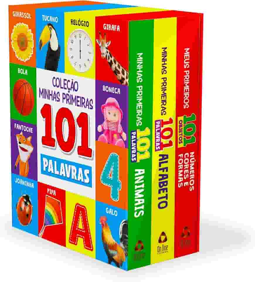 Coleção Minhas Primeiras 101 Palavras - Box com 3 Livrinhos