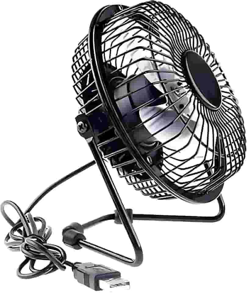 Mini Ventilador USB de Mesa Silencioso Portátil - Compacto para PC, Notebook e Escritório