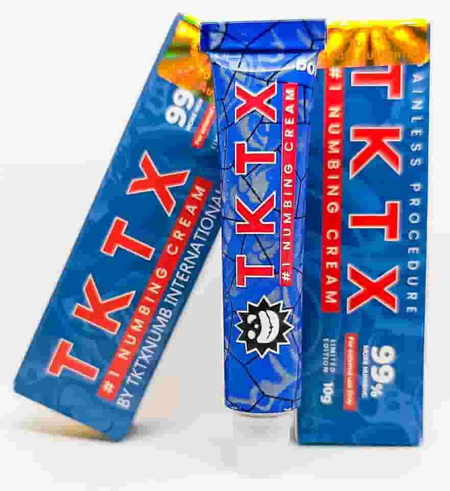 Pomada Tatuagem e estética TK-TX NUMBING AZUL 99% 10G