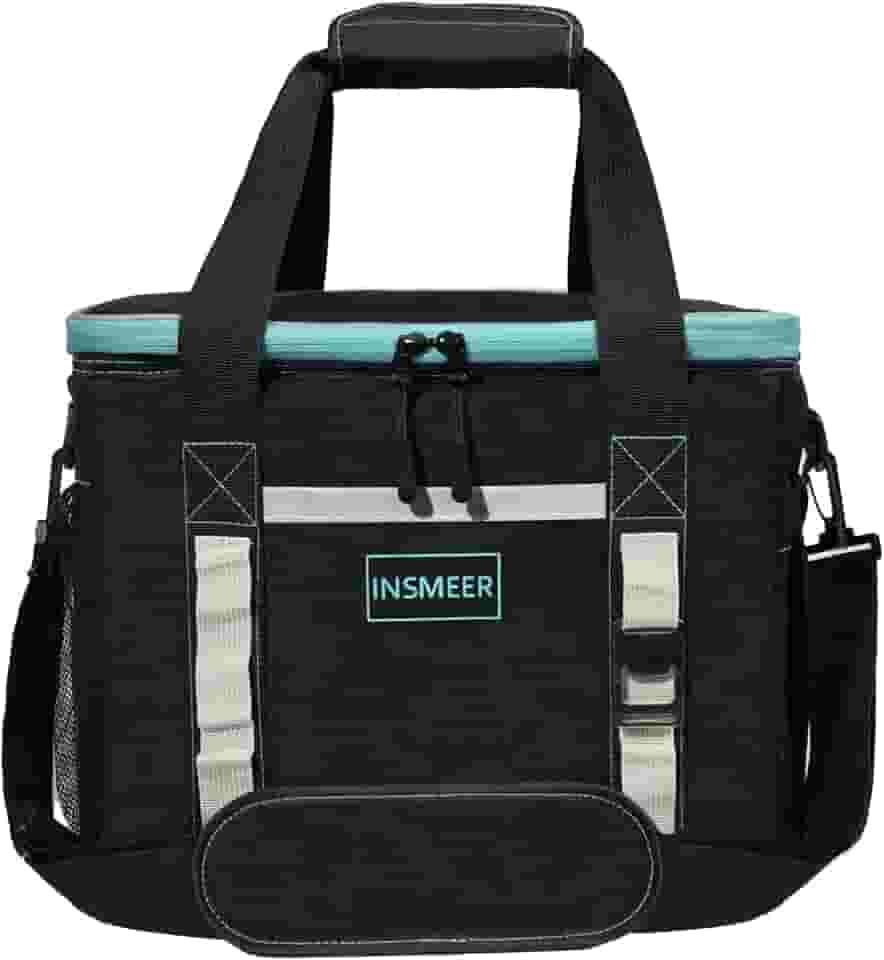 INSMEER Bolsa Térmica 25L/48L Grande, Impermeável, Cooler para Marmita, Caixa Térmica com Alça Desmontável - Ideal para Praia, Acampamento