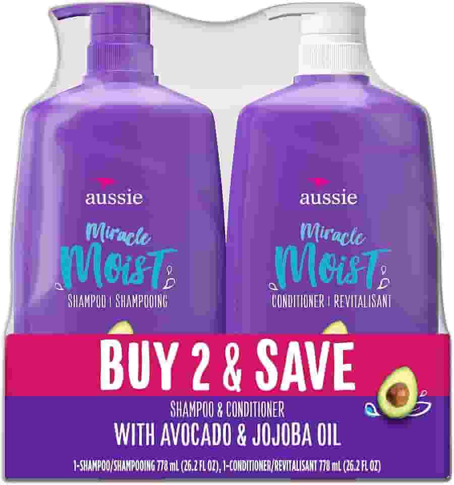 Kit Aussie Shampoo E Condicionador Moist 865ml