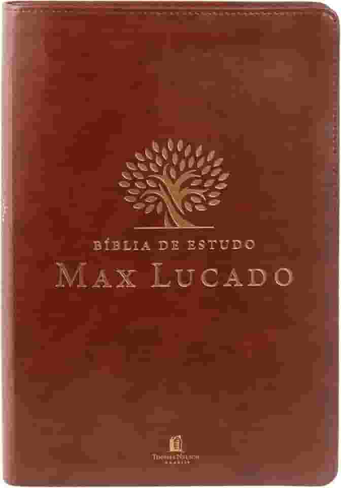 Bíblia de Estudo Max Lucado (NVI, capa em courosoft marrom, Leitura Perfeita): Nova Versão Internacional