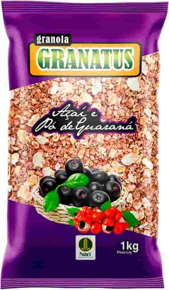 Natu's, Granola com Açaí & Pó de Guaraná, Power, Granatus, 1 Kilo