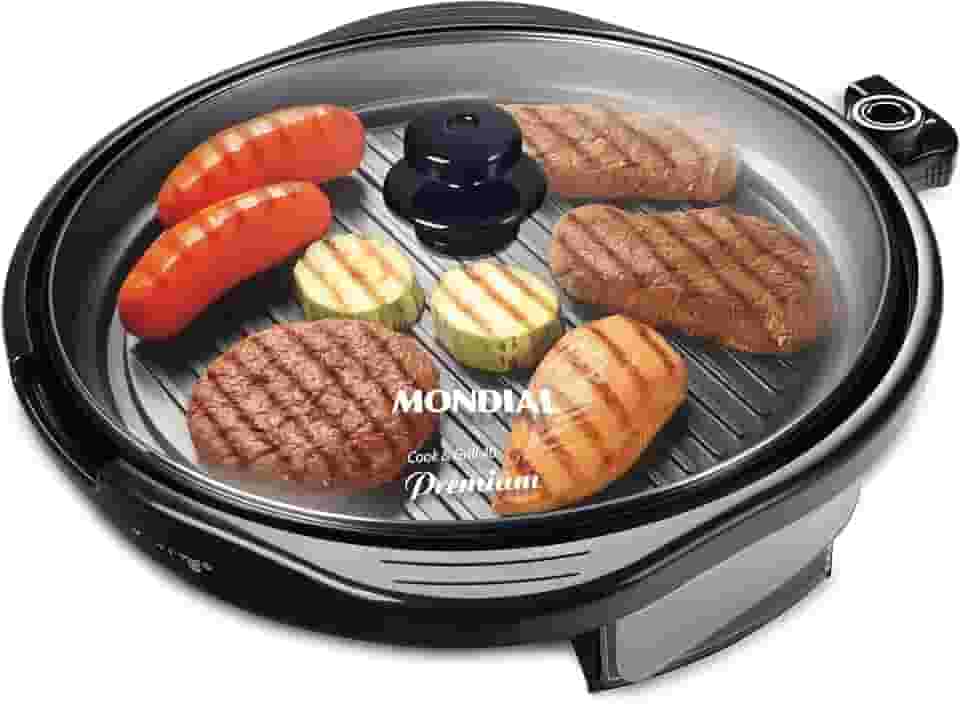 MONDIAL Grill Redondo Cook & Grill 40, Preto, 1270W, 110V - G-03
