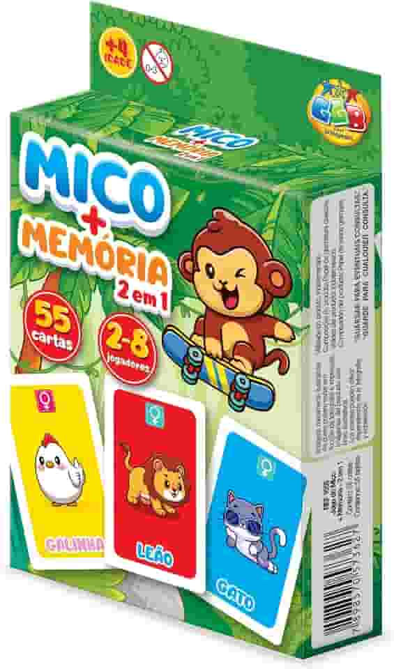 Jogo do Mico + Memória GGB Plast