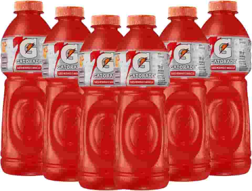 Isotônico Gatorade Morango com Maracujá Garrafa 500ml, Pack c/6