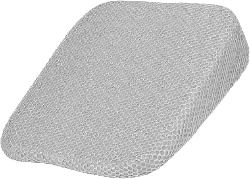 HARFINGTON Almofada de assento 10 cm de espessura confortável de espuma viscoelástica para cadeira de escritório com fundo antiderrapante para motorista de assento de carro, cinza