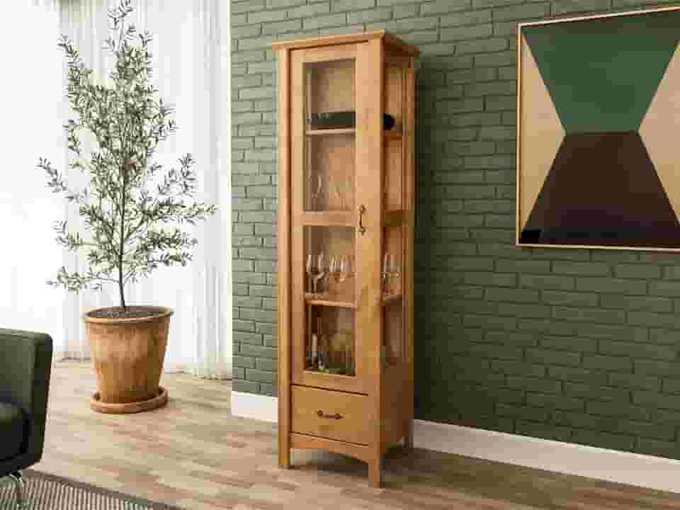 Cristaleira 01 Porta 01 Gaveta Bella Carvalho