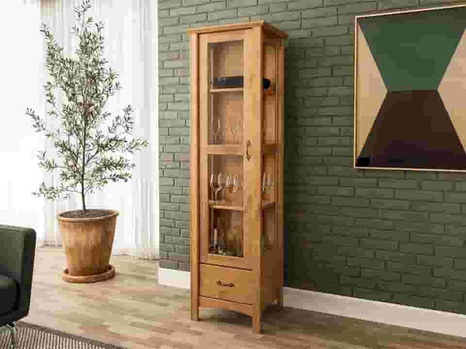 Cristaleira 01 Porta 01 Gaveta Bella Carvalho