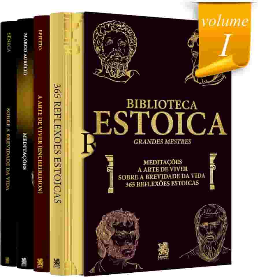 Biblioteca Estoica: Grandes Mestres Volume I - Box com 4 Livros