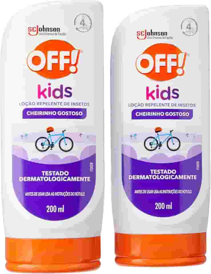 OFF! Kids Loção Repelente de Insetos, 2 Unidades de 200ml