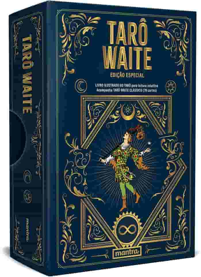 Tarô Waite Edição Especial: livro ilustrado do Tarot para leitura intuitiva: Acompanha Tarô Waite (78 cartas ilustradas por Pamela Colman Smith)