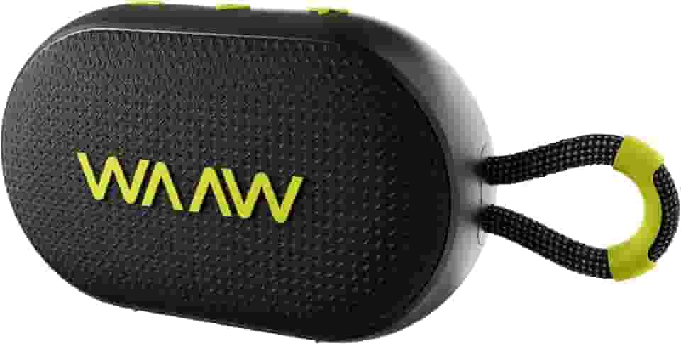 WAAW by ALOK Caixa de Som Bluetooth ME 110 12 Horas de Reprodução, Resistente à Água com Alça Integrada