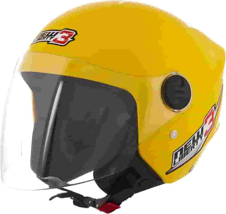 CAPACETE ABERTO PRO TORK NEW LIBERTY 3 SOLID AMARELO TAM. 56