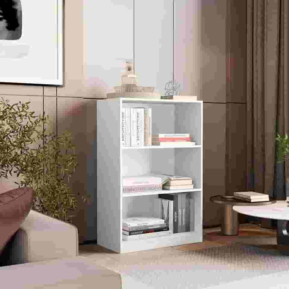 Prateleira Organizadora para Escritório Livros Estudos Start (Branco)